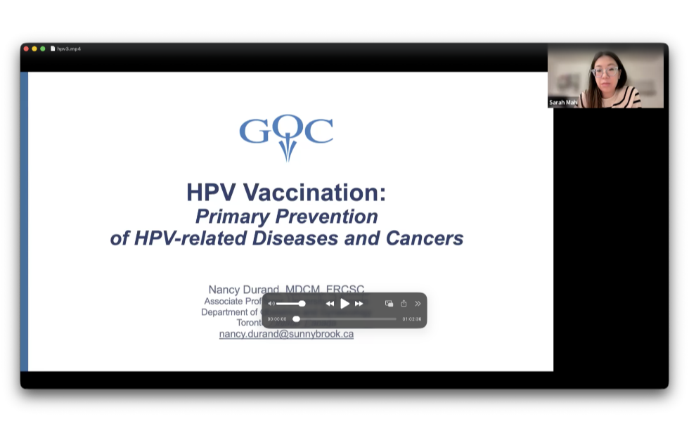HPV Webinar #3 – HPV Vaccination